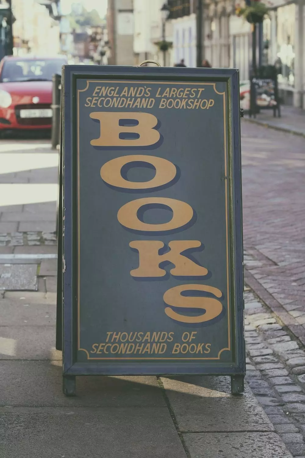 Free book shop sidewalk sign